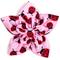 Show in main carousel: The Worthy Dog Ladybugs Flower Dog & Cat Collar Accessory, Pink, Large slide 1 of 5