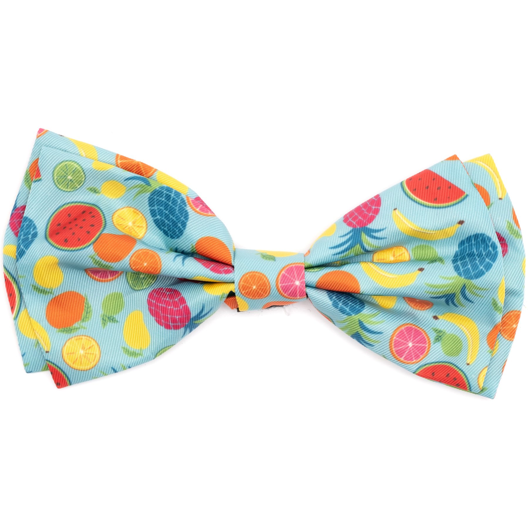 The Worthy Dog Tutti Frutti Dog Bow Tie, Blue, Large