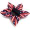 Show in main carousel: The Worthy Dog Bias Stars & Stripes Flower Dog & Cat Collar Accessory, Red/White/Blue, Small slide 2 of 3