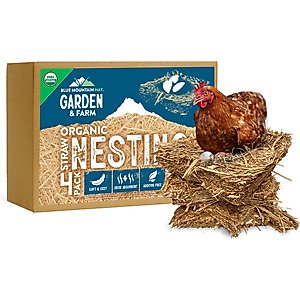 Blue Mountain Hay Organic Chicken Nesting Pads, 4 count