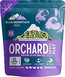 Blue Mountain Hay Small Animal Food High Altitude Orchard Grass Hay Small Animal Food, 24-oz