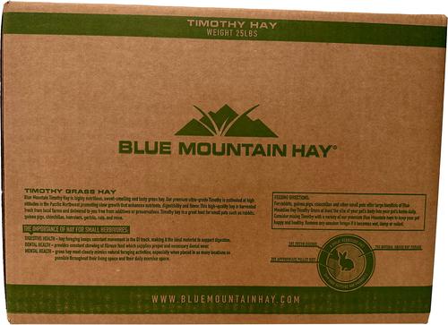 Show full view: Blue Mountain Hay Small Animal Food High Altitude Timothy Hay Small Animal Food, 25-lb slide 5 of 7