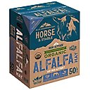 Blue Mountain Hay High Altitude Organic Alfalfa Hay Easy Flake Box Horse Feed, 50-lb