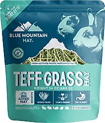 Blue Mountain Hay Small Animal Food High Altitude Teff Grass Hay Small Animal Food, 24-oz slide 1 of 5