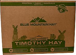 Blue Mountain Hay Small Animal Food High Altitude Timothy Hay Small Animal Food, 25-lb