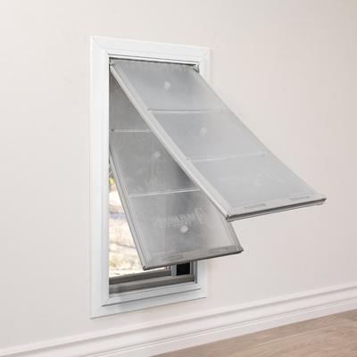 Show full view: Endura Flap Double Flap Wall Mount Dog & Cat Door, X-Large, White slide 6 of 9