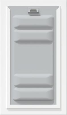 Show full view: Endura Flap Double Flap Wall Mount Dog & Cat Door, Medium, White slide 5 of 9