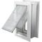 Show in main carousel: Endura Flap Double Flap Wall Mount Dog & Cat Door, Medium, White slide 1 of 9