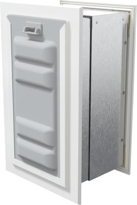 Show full view: Endura Flap Single Flap Wall Mount Dog & Cat Door, Small, White slide 5 of 9