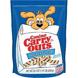 Canine Carry Outs Chicken Flavor Dog Treats, 22.5-oz bag