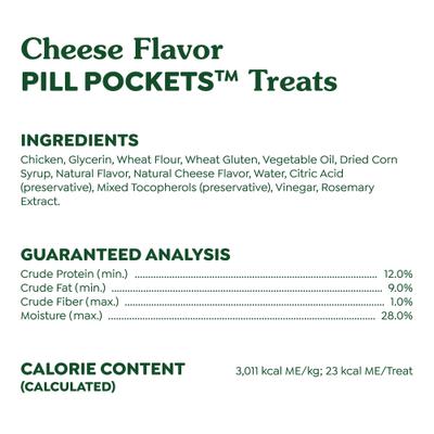 Greenies Pill Pockets Cheese Flavor Dog Treats