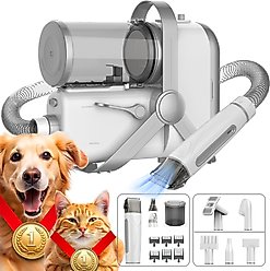 LILIPRO Dog & Cat Grooming Kit with Clipper, Vacuum & Dryer, White