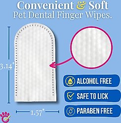 Dr. Paws Dog Dental Finger Wipes, 50 count slide 2 of 5