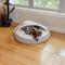Show in main carousel: Snoozer Pet Products Microsuede Round Dog Bed, Marmot Storm, Large slide 1 of 6