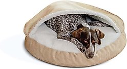 Snoozer Pet Products Microsuede Round Dog Bed, Marmot Sand, Small slide 2 of 6