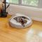 Show in main carousel: Snoozer Pet Products Microsuede Round Dog Bed, Marmot Taupe, Large slide 1 of 6