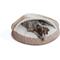 Show in main carousel: Snoozer Pet Products Microsuede Round Dog Bed, Marmot Taupe, Large slide 6 of 6