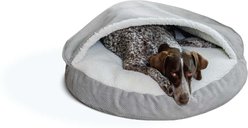 Snoozer Pet Products Microsuede Round Dog Bed, Marmot Storm, Large slide 2 of 6