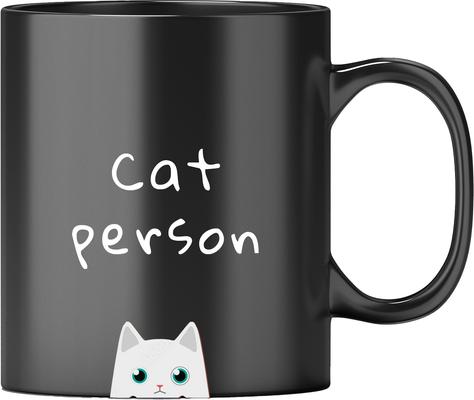 Show full view: Pikkii Crazy Cat Person Heat Change Mug slide 4 of 5