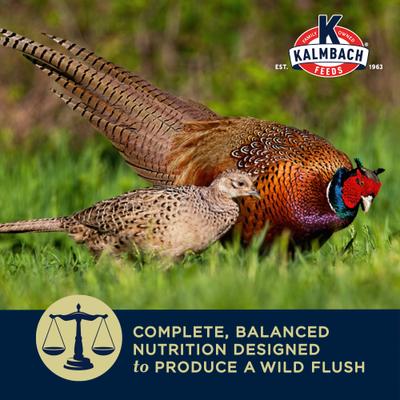 Show full view: Kalmbach Feeds Wild Flush 18% Game Bird Breeder Poultry Feed, 50-lb bag slide 5 of 5