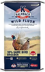 Kalmbach Feeds Wild Flush 18% Game Bird Breeder Poultry Feed, 50-lb bag