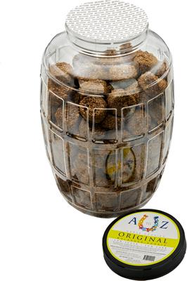 Show full view: A to Z Horse Cookies Original Flavor Low Carb & Low Sugar Horse Treats, 15-lb Jar slide 4 of 5
