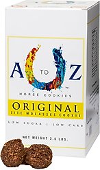 A to Z Horse Cookies Original Flavor Low Carb & Low Sugar Horse Treats, 2.5-lb Box slide 2 of 4