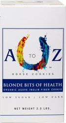 A to Z Horse Cookies Blonde Bits of Health Low Carb & Low Sugar Horse Treats, 2.5-lb Box slide 1 of 4