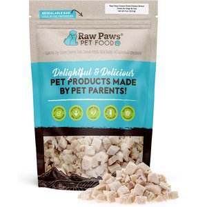 Raw Paws Freeze-Dried Chicken Breast Dog & Cat Treats, 4-oz