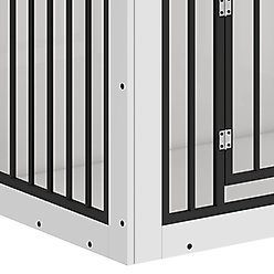 Yitahome 2-in-1 Furniture Style Dog Crate Furniture, White, 30 inch slide 2 of 9