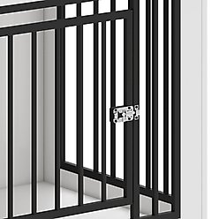 Yitahome 2-in-1 Furniture Style Dog Crate Furniture, White, 38 inch slide 2 of 9