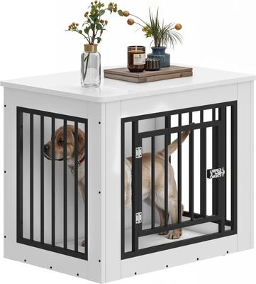 Show full view: Yitahome 2-in-1 Furniture Style Dog Crate Furniture, White, 30 inch slide 3 of 9