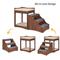 Show in main carousel: Unipaws Decorative Bunk Cat Bed with Ladder, Walnut, Medium slide 6 of 8