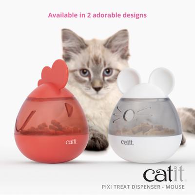 Show full view: Catit PIXI Mouse Treat Dispensing Cat Toy slide 6 of 8