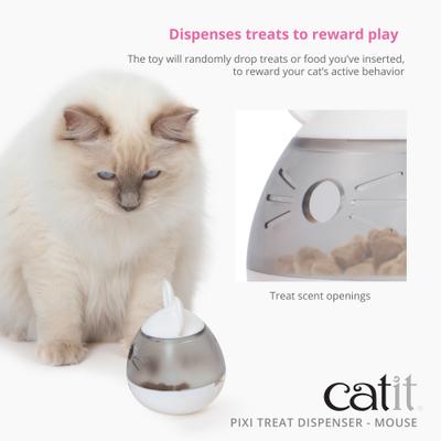 Show full view: Catit PIXI Mouse Treat Dispensing Cat Toy slide 5 of 8