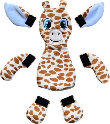 Show full view: Destructables Raffee the Giraffe Stuffing-Free Dog Plush Toy slide 3 of 8