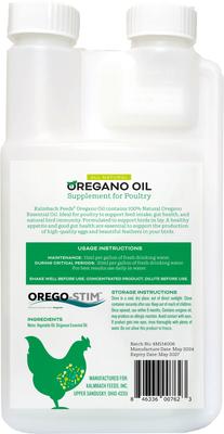 Show full view: Kalmbach Feeds Oregano Oil Poultry Supplement, 16.9-fl oz jug slide 2 of 5