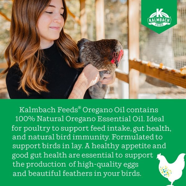 Kalmbach Feeds Oregano Oil Poultry Supplement, 16.9-fl oz jug