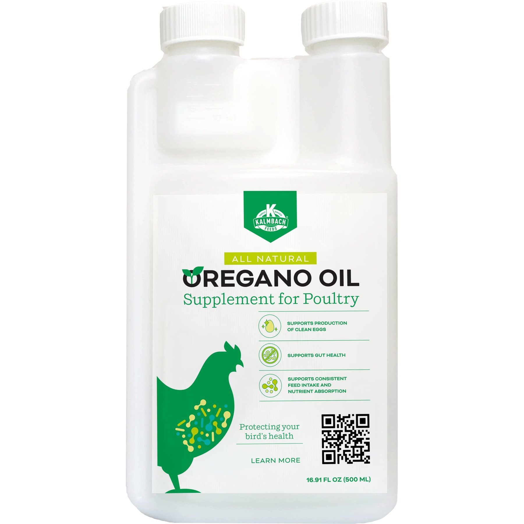 Kalmbach Feeds Oregano Oil Poultry Supplement, 16.9-fl oz jug