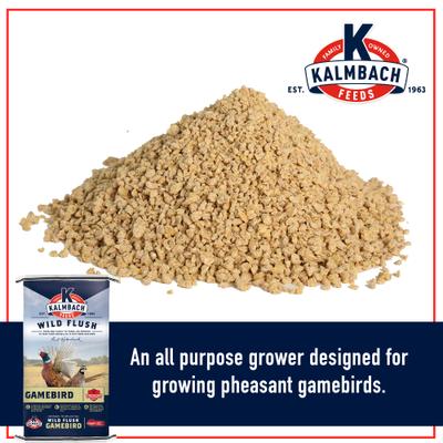 Show full view: Kalmbach Feeds Wild Flush Grower Medicated Poultry Feed, 50-lb bag slide 3 of 3