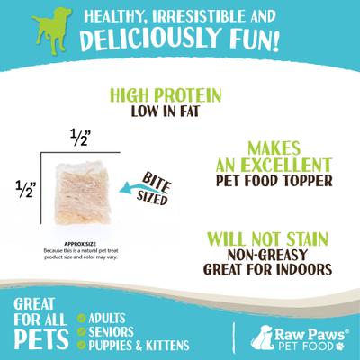 Show full view: Raw Paws Freeze-Dried Chicken Breast Dog & Cat Treats, 4-oz slide 5 of 8
