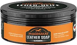 Pharmakas Leather Glycerine Soap, 200-ml jar