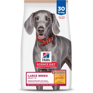 Hill's Science Diet Adult 1-5 Large Breed Chicken & Brown Rice Recipe No Corn, Wheat or Soy Dry Dog Food, 30-lb bag