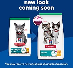 Hill's Science Diet Indoor Kitten Dry Cat Food, 7-lb bag slide 2 of 9