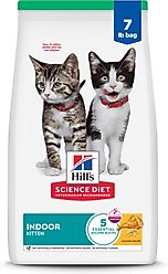 Hill's Science Diet Indoor Kitten Dry Cat Food, 7-lb bag