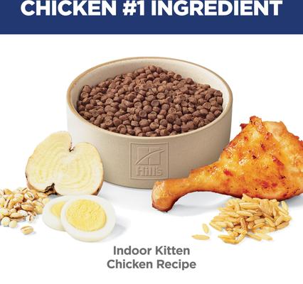 Show full view: Hill's Science Diet Indoor Kitten Dry Cat Food, 3.5-lb bag slide 3 of 13