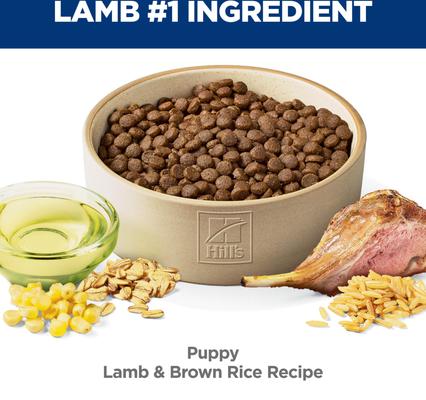 Show full view: Hill's Science Diet Puppy Lamb Meal & Brown Rice Recipe Dry Dog Food, 4-lb bag slide 4 of 12
