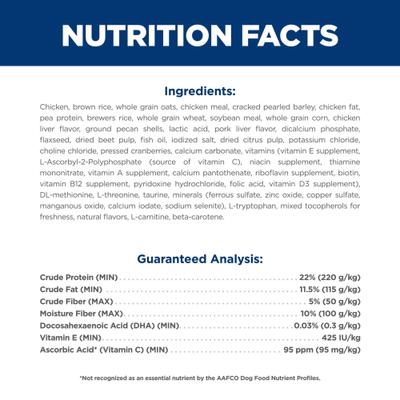 Show full view: Hill's Science Diet Puppy Large Breed Chicken & Brown Rice Recipe Dry Dog Food, 27.5-lb bag slide 7 of 14