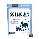 Nutramax Solliquin Soft Chew Calming Behavioral Health Supplement for Small/Medium Dogs & Cats, 75 count