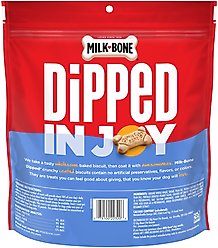 Milk-Bone Dipped Biscuits Baked with Real Peanut Butter Dog Treats, 32-oz bag slide 2 of 8
